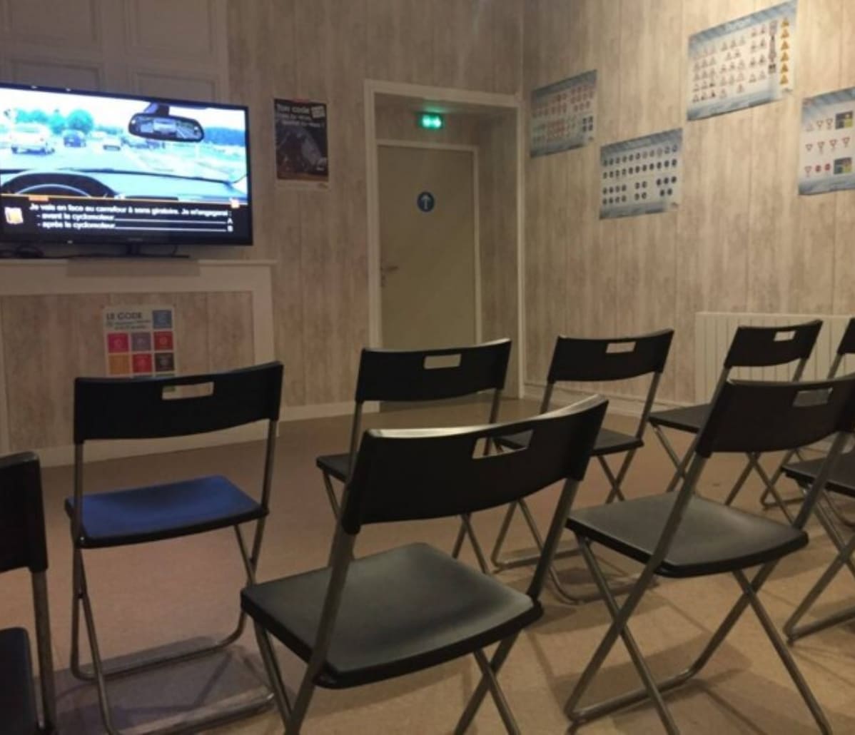 Salle de code de l’auto-école Saint-Paul